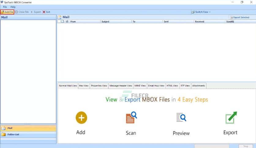 SysTools MBOX Converter 8.3 Free Download - FileCR