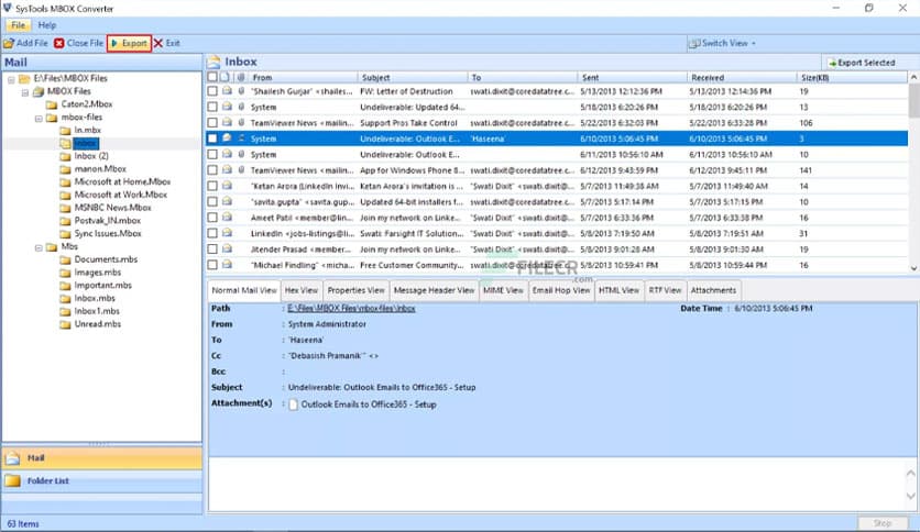SysTools MBOX Converter 8.3 Free Download - FileCR