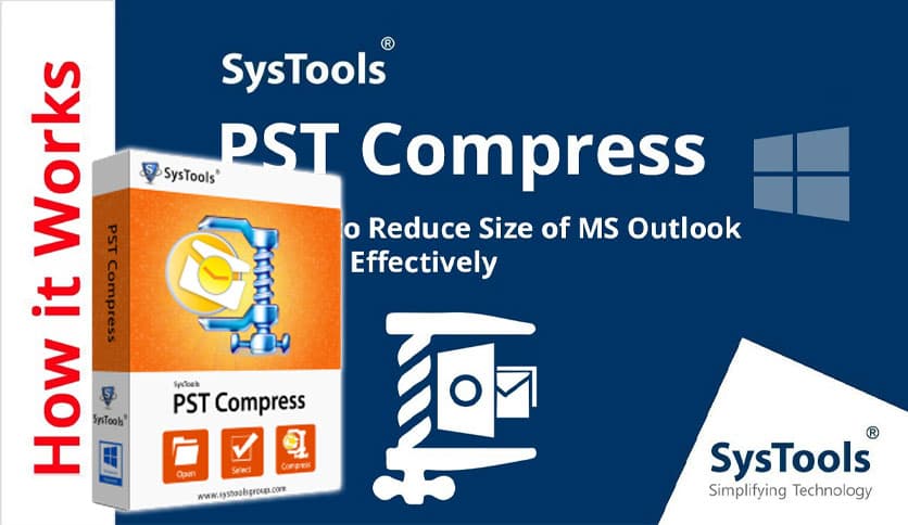 SysTools PST Compress 5.0 Full Version Free Download - FileCR