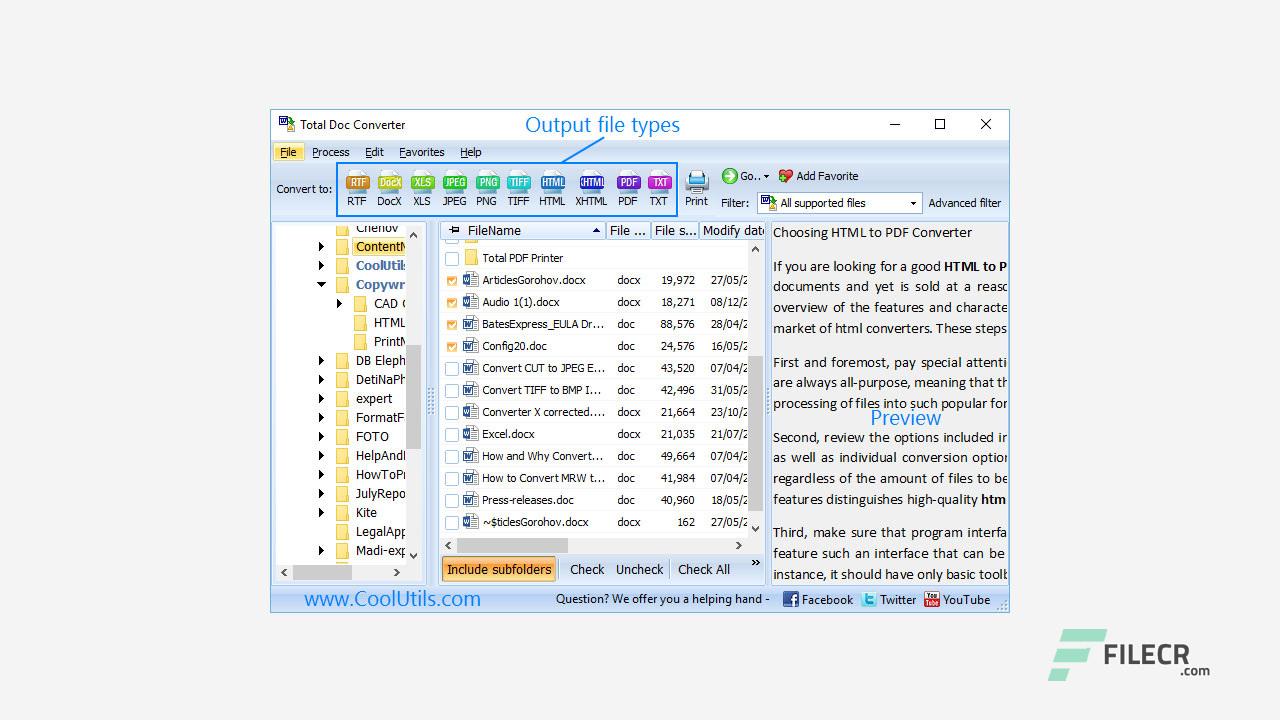 Coolutils Total Doc Converter 5.1.0.368-140 Free Download - FileCR