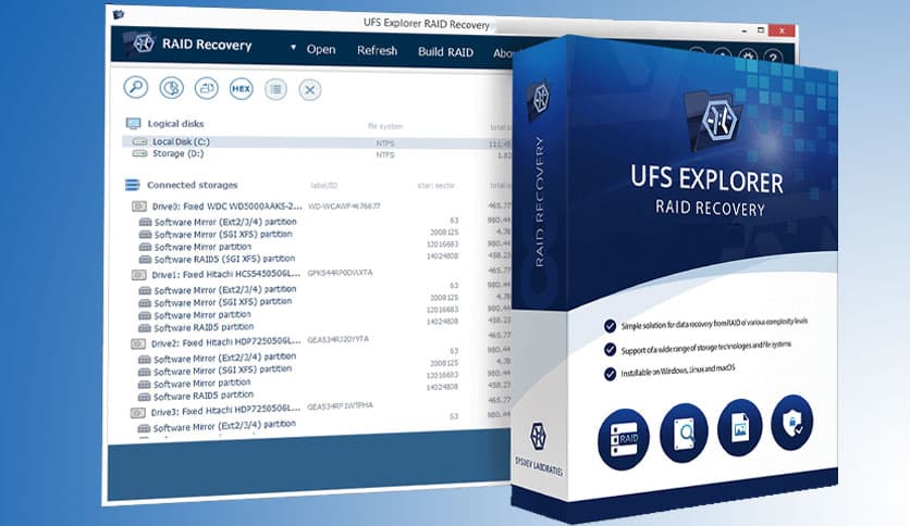 UFS Explorer RAID Recovery 9.14 Free Download - FileCR