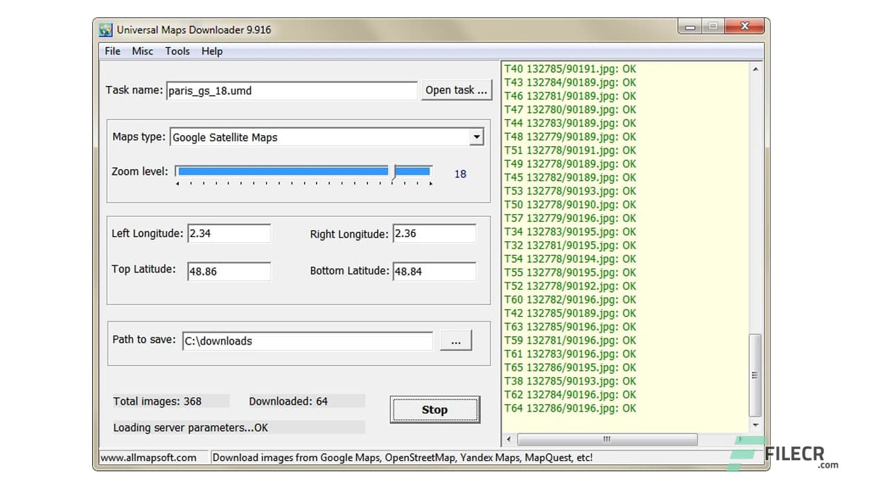 AllMapSoft Universal Maps Downloader 10.241 Download - FileCR