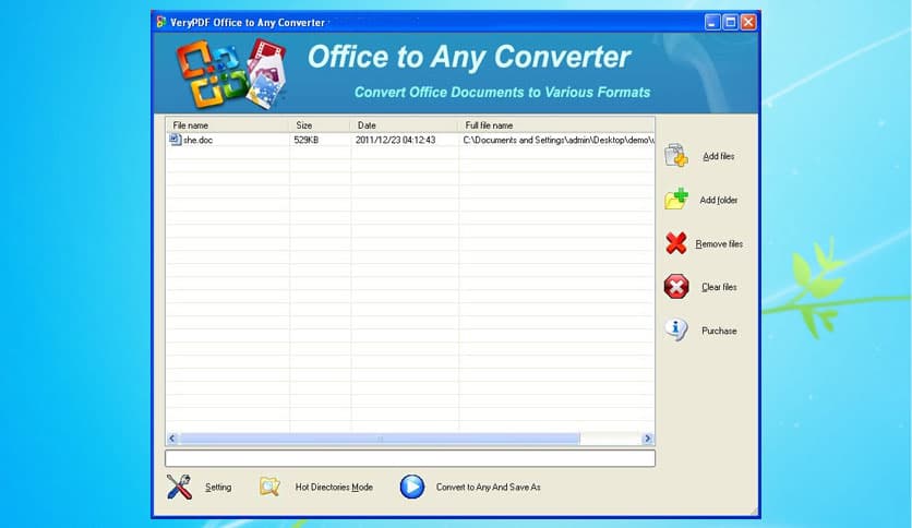 VeryPDF Office to Any Converter 2.0 Full Version - FileCR