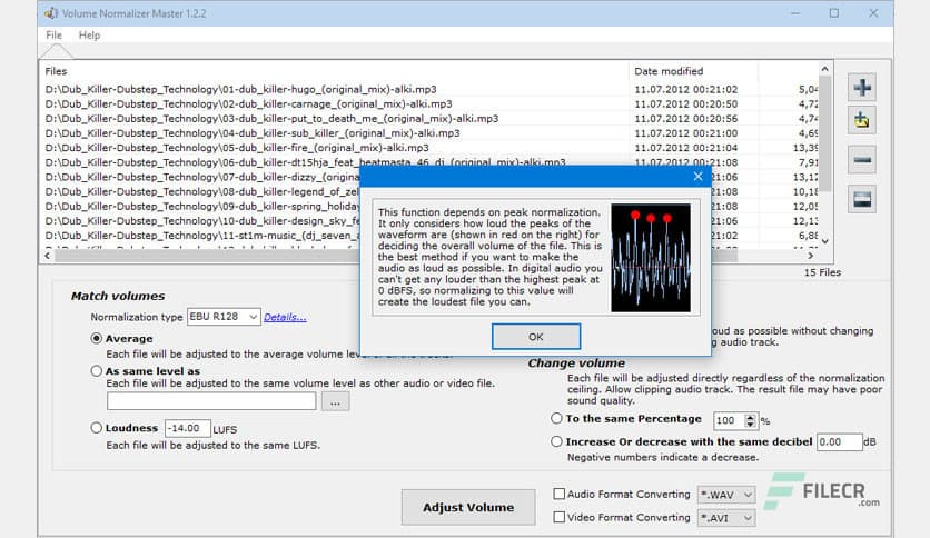 Volume Normalizer Master 1.2.2 Full Version Free Download - FileCR
