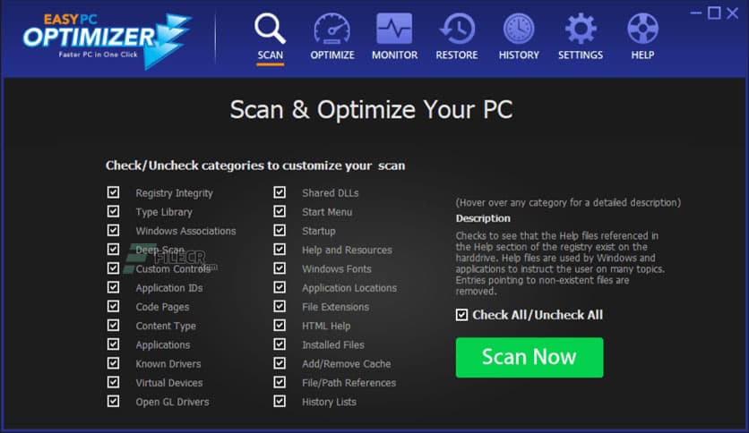 Webminds Easy PC Optimizer 2.0.1.9.428 Free Download - FileCR