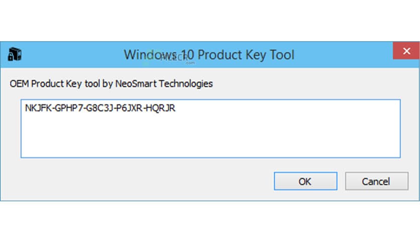 Windows 10 OEM Product Key Tool v1.1.0.2 - FileCR