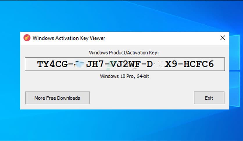 Windows Activation Key Viewer 1.2 Free Download - FileCR