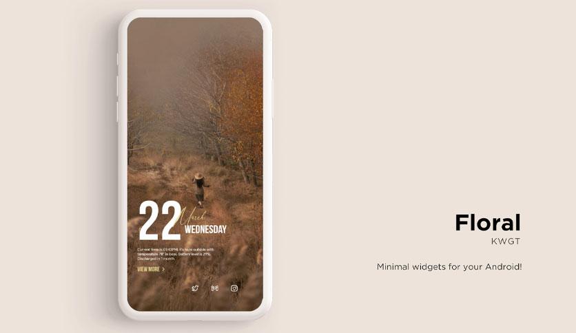 Floral KWGT Mod APK Free Download FileCR Floral KWGT Mod APK Free Download FileCR