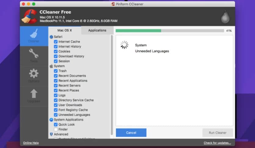 CCleaner for MacOS Download (Latest 2026) - FileCR
