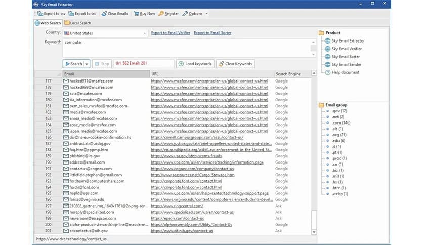 Sky Email Extractor Download (Latest 2025) - FileCR