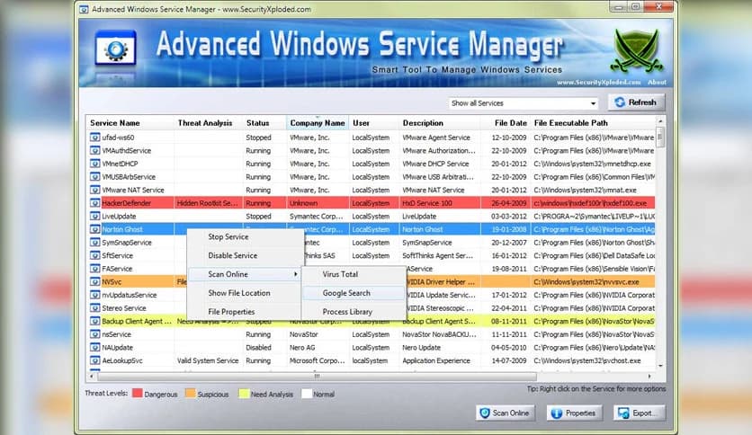 SecurityXploded Advanced Windows Service Manager Download (Latest 2026 ...