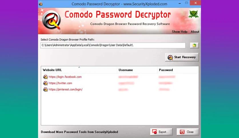 Comodo Password Decryptor Download (Latest 2025) - FileCR