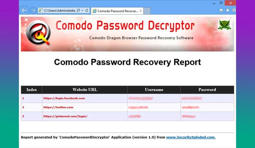 Comodo Password Decryptor Download (Latest 2025) - FileCR