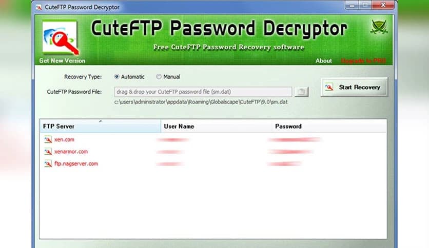 CuteFTP Password Decryptor Download (Latest 2025) - FileCR