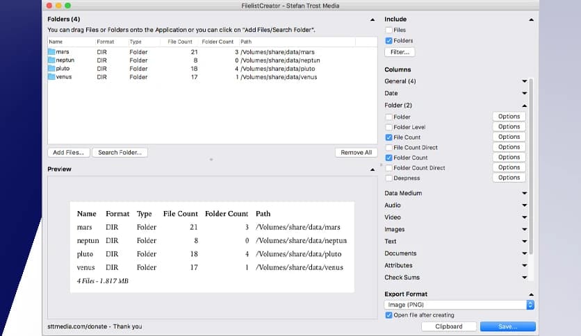 StefanTrost FilelistCreator for MacOS Download (Latest 2025) - FileCR