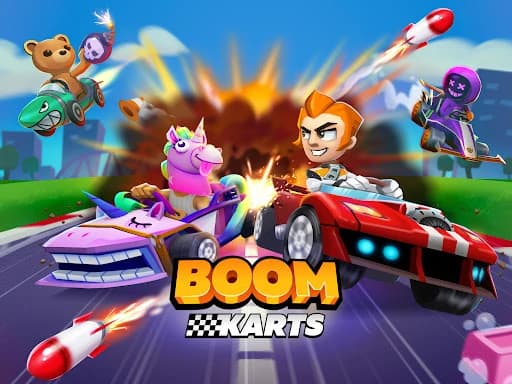 Download Boom Karts Multiplayer Racing MOD APK Game (Latest 2025) - FileCR