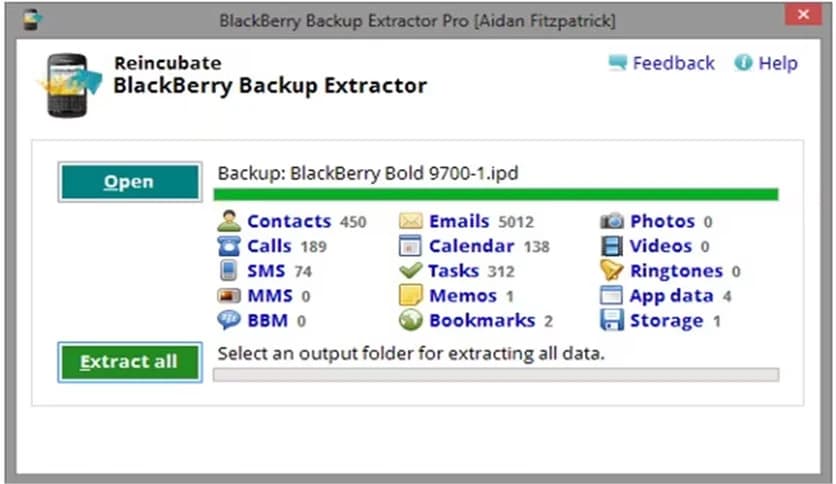 Reincubate BlackBerry Backup Extractor Download (Latest 2025) - FileCR