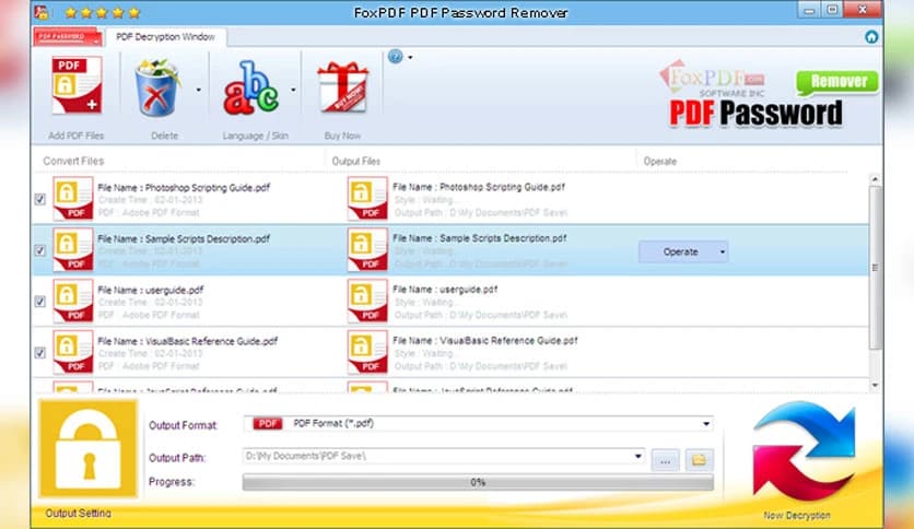 FoxPDF PDF Password Remover Download (Latest 2025) - FileCR