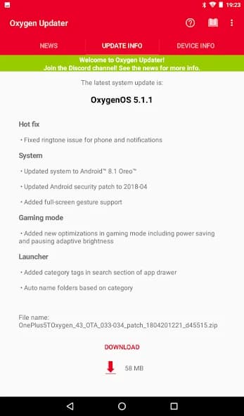 Oxygen Updater Mod APK Free Download FileCR Oxygen Updater Mod APK Free Download FileCR