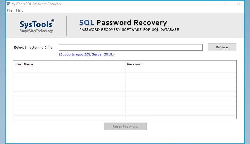 SysTools SQL Password Recovery Download (Latest 2025) - FileCR