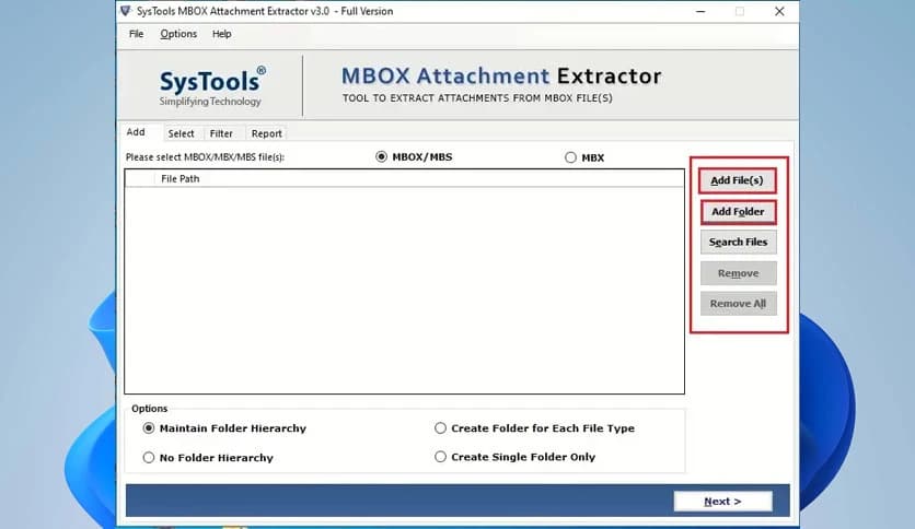 SysTools MBOX Attachment Extractor Download (Latest 2026) - FileCR