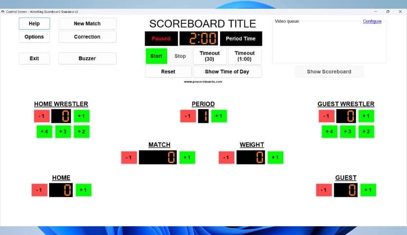 Wrestling Scoreboard Standard Download (Latest 2026) - FileCR