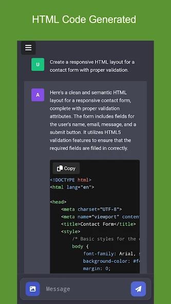 AI HTML Code Generator Mod APK Free Download - FileCR