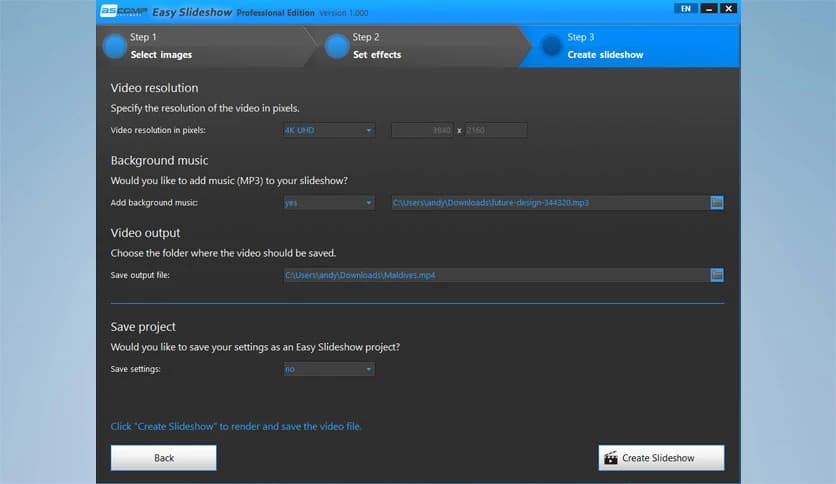 ASCOMP Easy Slideshow Professional Download (Latest 2025) - FileCR