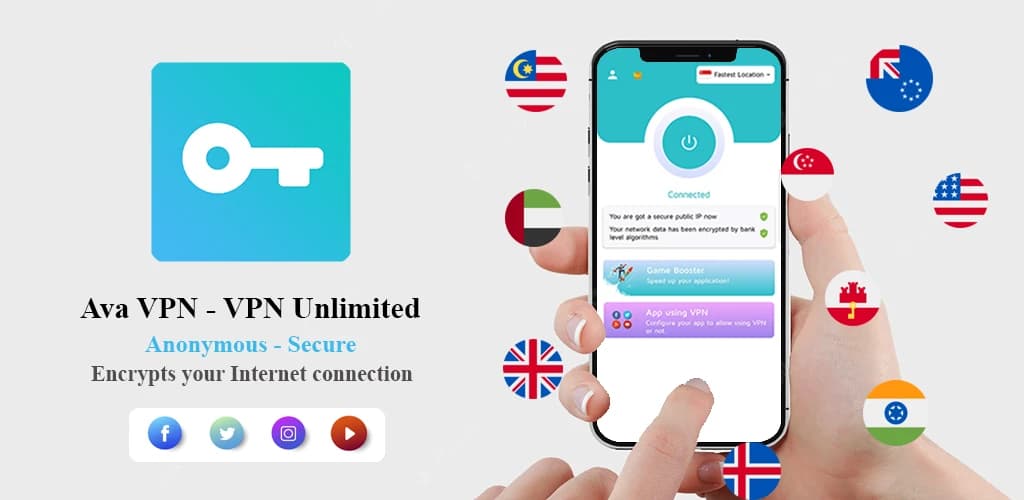Ava VPN - Safer & Faster VPN Mod APK Free Download - FileCR