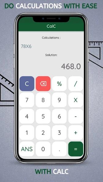 CalC- A Basic Calculator App Mod APK Free Download - FileCR