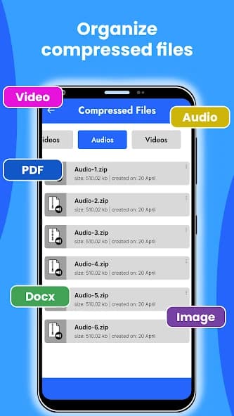 Files Compressor - Reduce Size Mod APK Free Download - FileCR