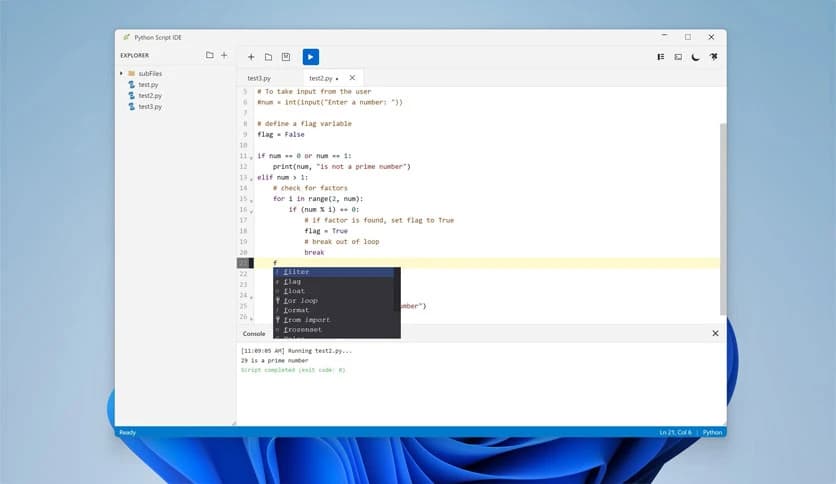 EvlarSoft Python Script IDE Download (Latest 2025) - FileCR