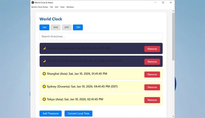 Cainey Studio World Clock and Notes Download (Latest 2026) - FileCR
