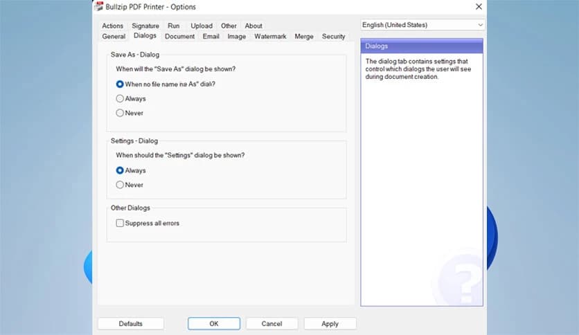 BullZip PDF Printer Free Download (Latest 2026) - FileCR
