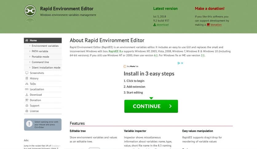 Rapid Environment Editor Download (Latest 2026) - FileCR